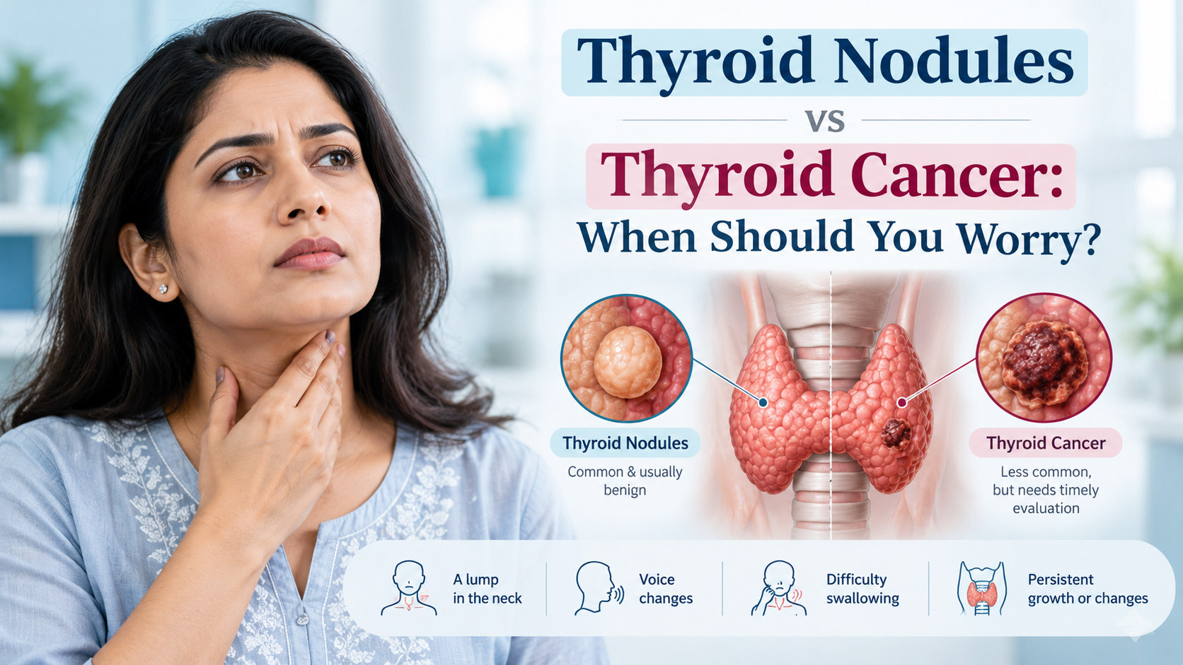 Thyroid Nodules vs Thyroid Cancer: When Should You Worry?